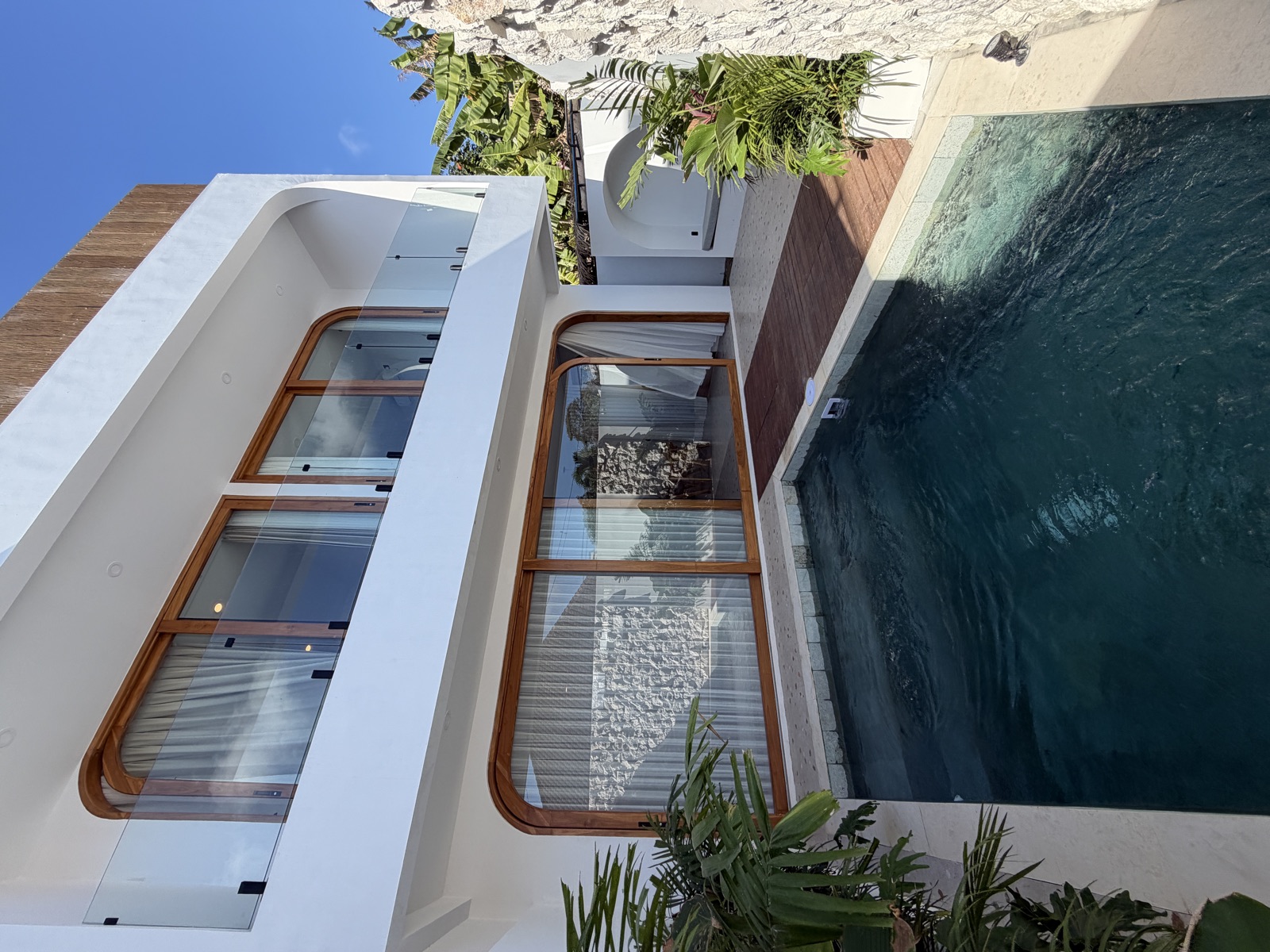Villa exterior beside the pool